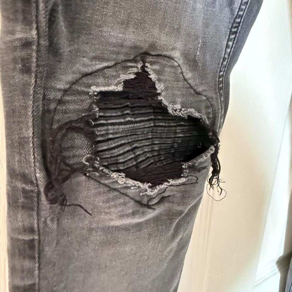 Hollister-co Men's Grey and Black Jeans - Picture 3 of 8